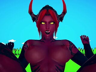 Ready To Fuck A Real Demoness? Enjoy The Hottest Sex In Hell free video