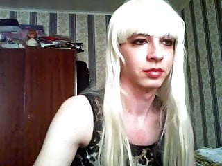 Vlada Russian Teen Crossdresser On Webcam free video