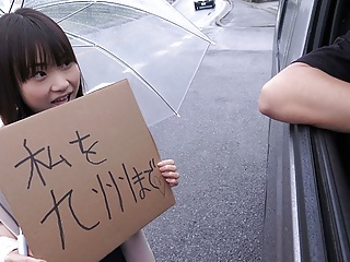 Japanese Schoolgirl, Mikoto Mochida Is Sucking A Stranger's free video