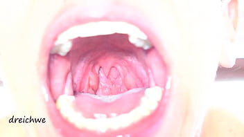 Delicious Wide Open Mouth With Lots Of Saliva free video