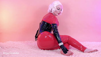 Boobs And Feet Tease Video Hot Arya Grander Pin Up Milf In Pvc free video