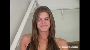 Yanks Cutie Jody Love Masturbates On The Stairs free video