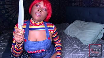 Nina Rivera As Chucky / Halloween Cosplay Super Hot Films free video
