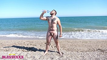 Straight Male Walking Along The Nude Beach - Magic Javi free video