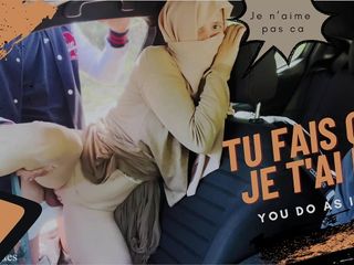 First Dogging In France. My Muslim Hijab Wife's First Fuck With A Stranger free video