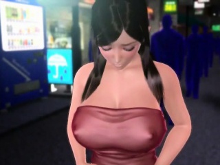 Sweet 3D Anime Babe Gets Big Jugs Sucked free video