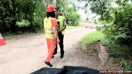 Gay Cop Gagged Trash Pick-Up Ass Fuck Field Trip free video